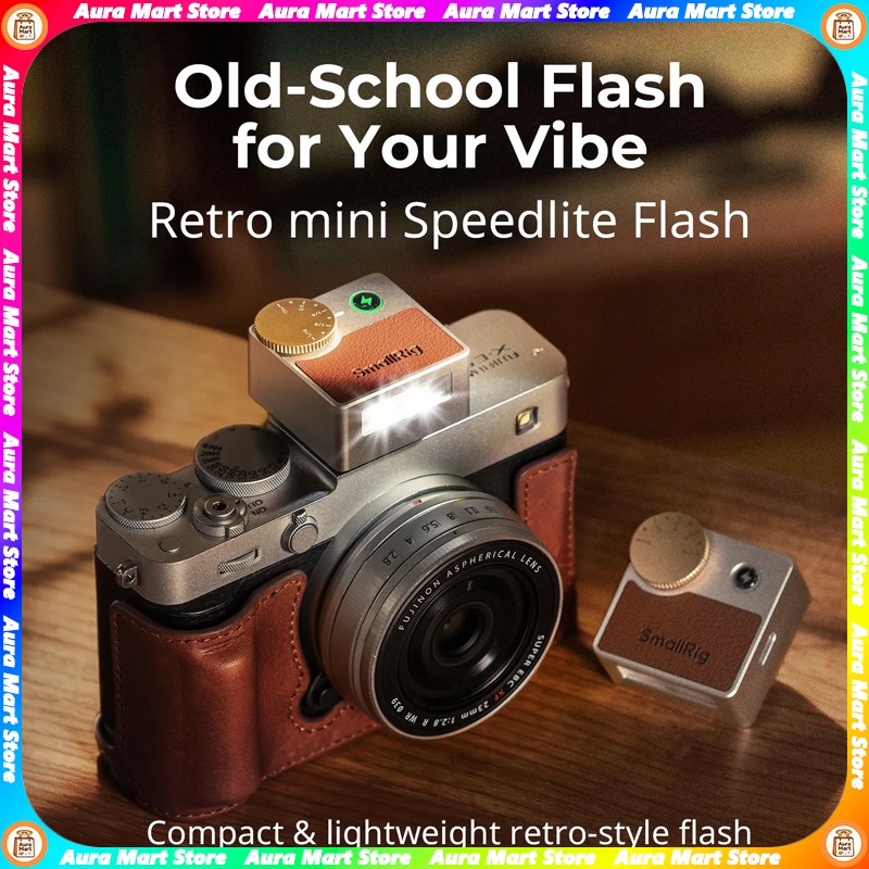 Photography Lighting Kit Portable - Внешняя портативная вспышка Smallrig RS-R20 Retro
