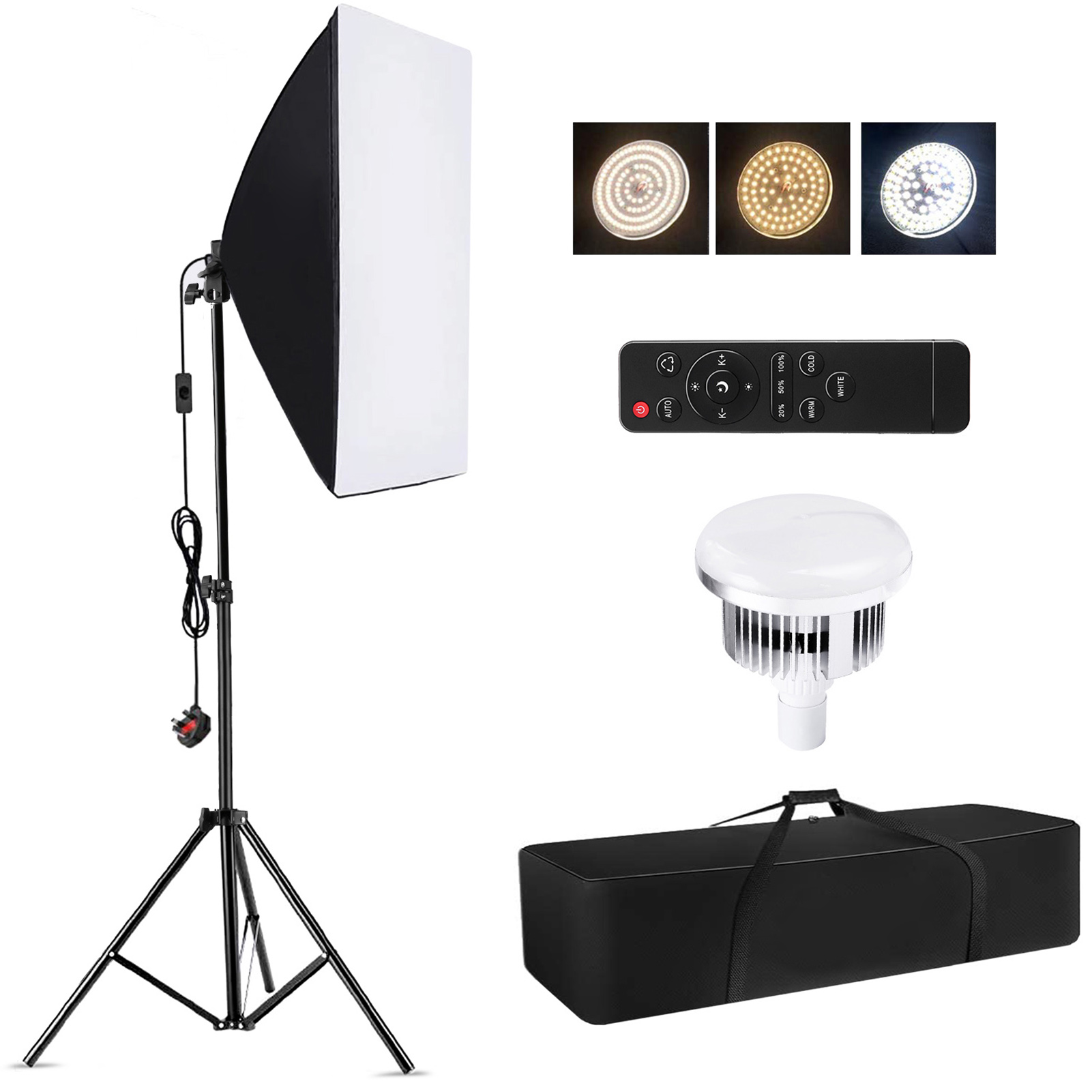 Photography Lighting Softbox - Комплект для фотосъемки Camnoon Studio: набор