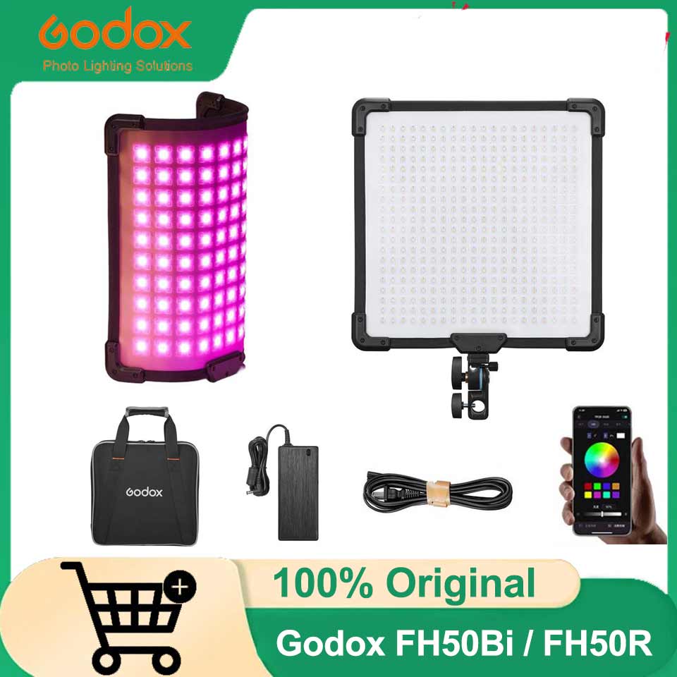 Photography Lighting Wireless - Гибкие ручные светодиодные панели Godox FH50Bi