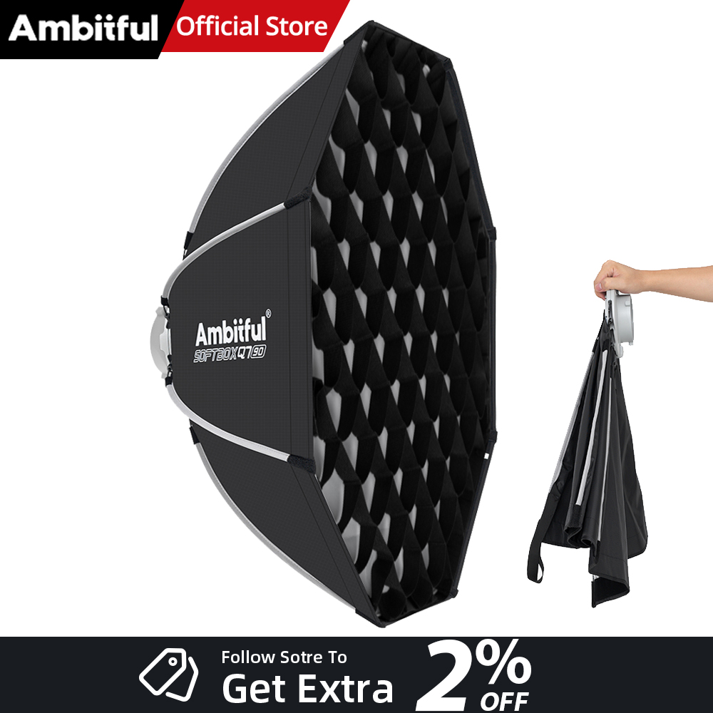 Photography Lighting Softbox - AMBITFUL Q7II 55/65/90 см Октагональный софтбокс
