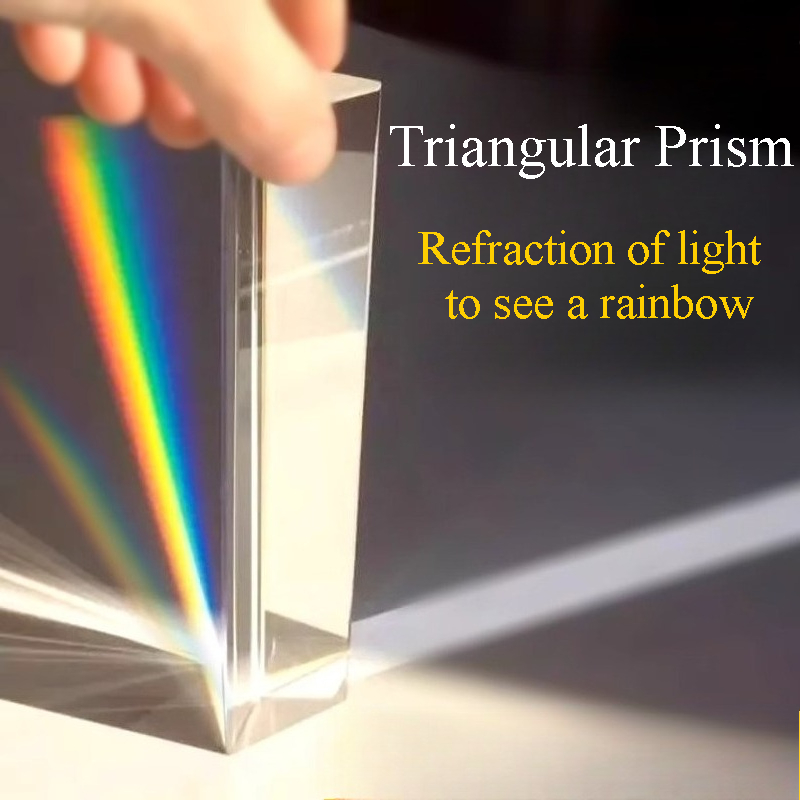 Photography Lighting Triangle - 1 шт. Радужная треугольная призма из