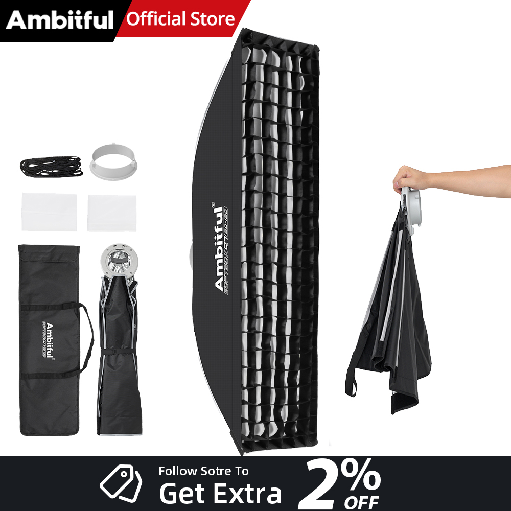 Photography Lighting Softbox - AMBITFUL Q7-II 30*120 см Студийный фотобокс