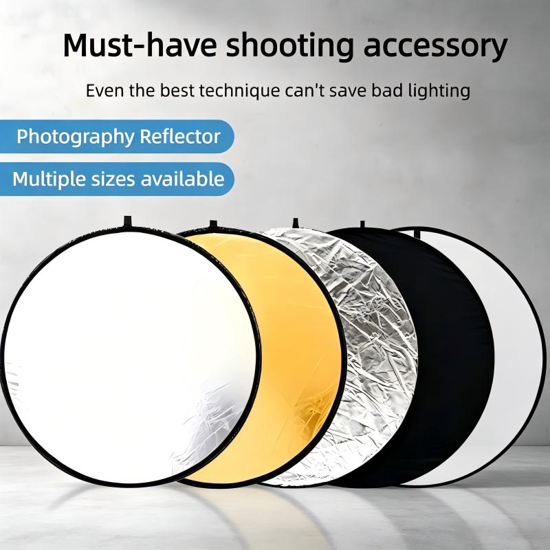 Photography Lighting Kit Portable - Двусторонняя золотисто-серебристая светоотражающая панель 2-в-1, портативная,