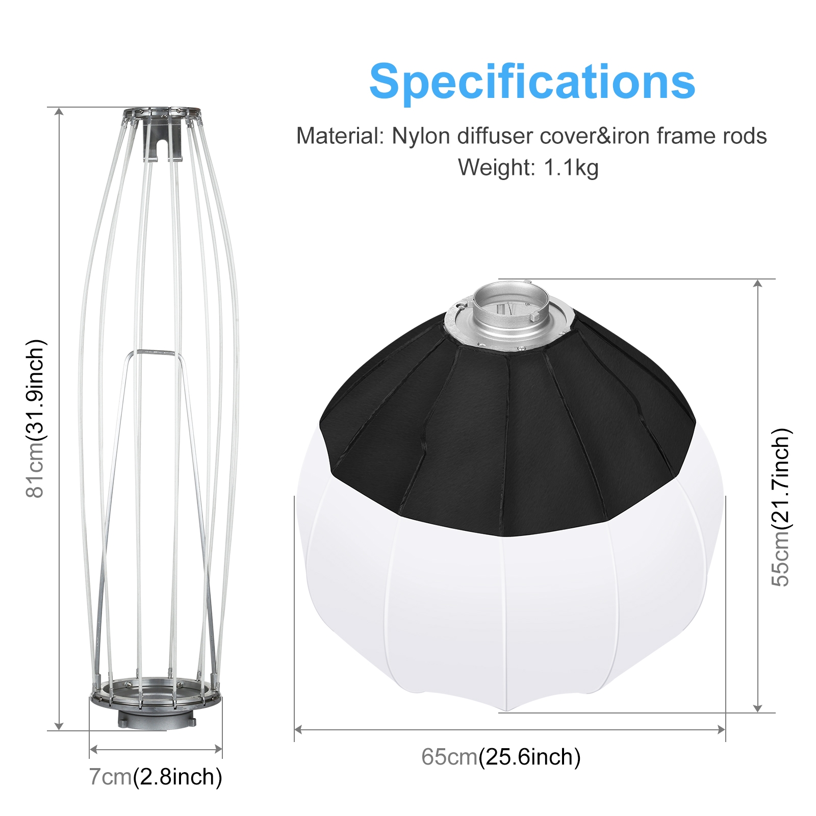 Складной фонарь-софтбокс, 65 с – обзор и цена Photography Lighting Softbox
