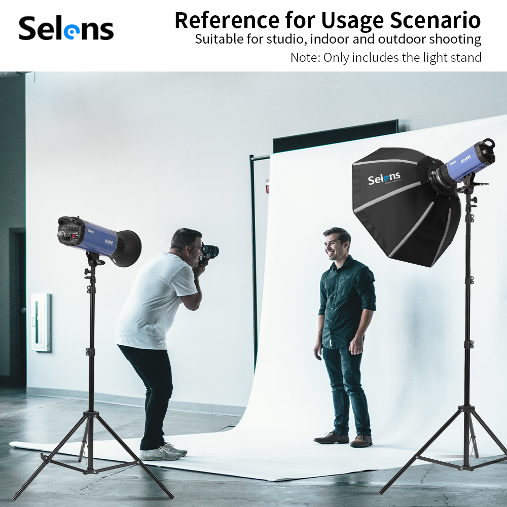 Штатив-стойка Selens 2.2~3.95м – обзор и цена Photography Lighting Softbox