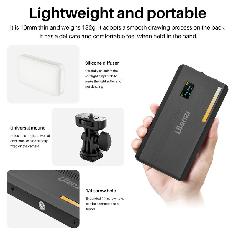 Ulanzi VL200 Мягкий двухцветны – обзор и цена Photography Lighting Wireless
