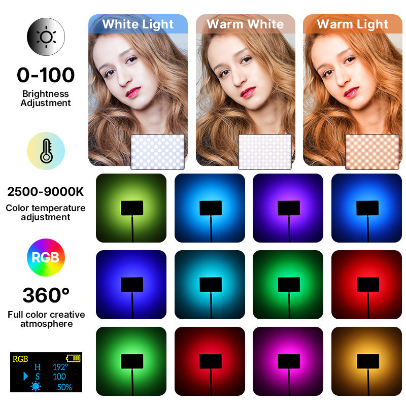 Ulanzi LT003 15W RGB Video Lig – обзор и цена Photography Lighting Wireless
