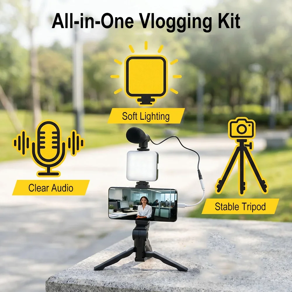 Комплект для видеоблогинга на  – обзор и цена Photography Lighting Kit Portable