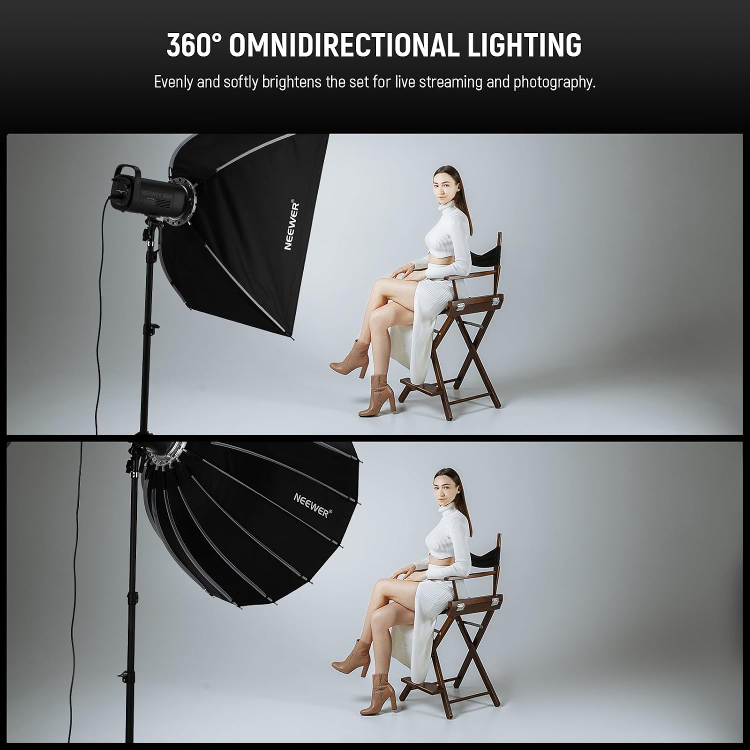 Параболический софтбокс с креп – обзор и цена Photography Lighting Softbox