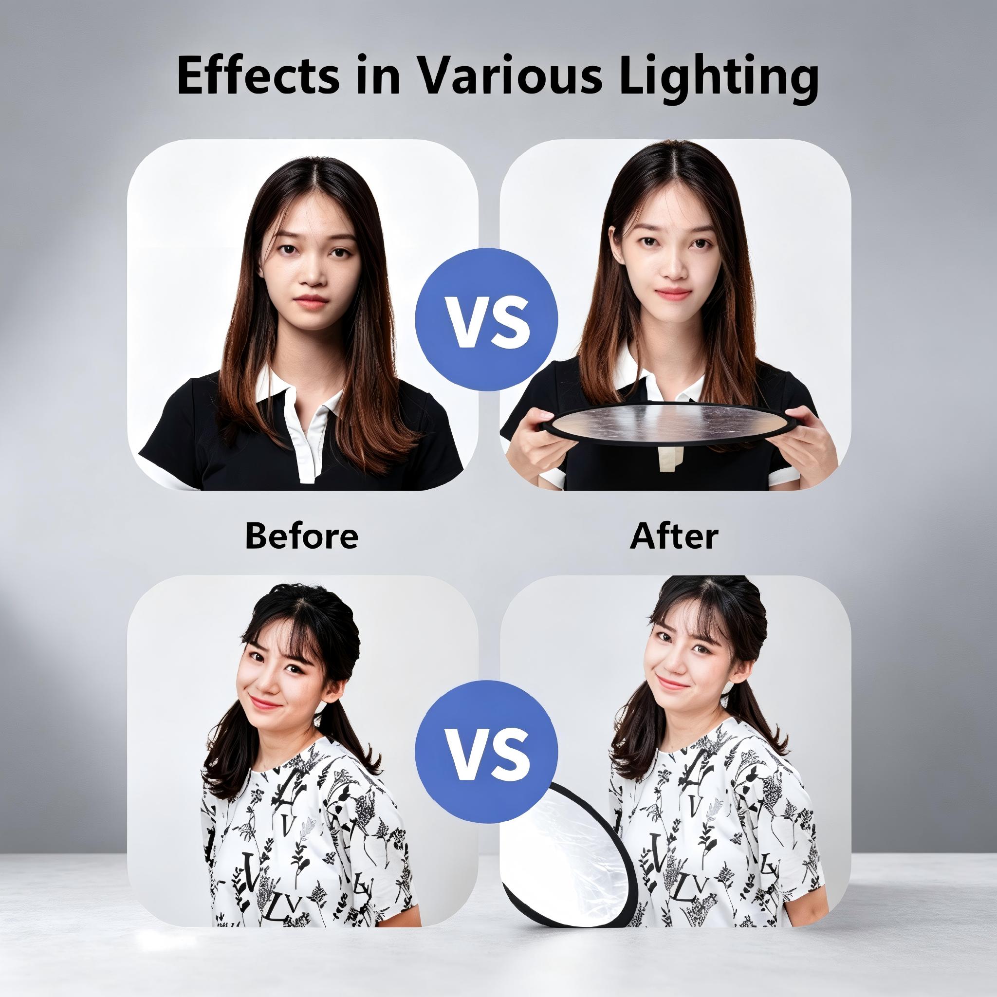 Двусторонняя золотисто-серебри – обзор и цена Photography Lighting Kit Portable